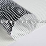 Perforated vinyl film one way vision