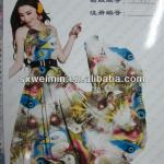 Muti colour bird design heat transfer printing paper for women&#39;s fashion garment