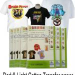 Dark cotton fabric heat transfer paper for t-shirt