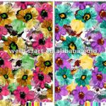 fashion multi color flowers sublimation heat transfer printing paper for garment fabrics