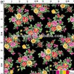 Fashion flower printed paper for garments and hometextiles