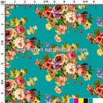 multi Rose flower printed paper for fashion garments and hometextiles