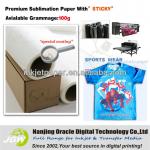 100gsm sublimation transfer paper with sticky(best quality)