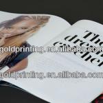 Fashion magazine printing with high quality