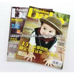 SY637 custom fashion baby magzine printing with saddle stitching