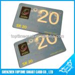 Prepaid Paper Scratch card