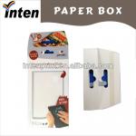 cleaning cloth packing paper color box with double sides self-adhesive