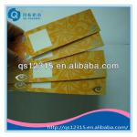 thermal paper ticket with hot stamping