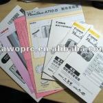 offset printing for instruction book