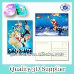 Custom 3d lenticular post cards for gifts & premiums