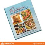 customized offset printing food magazine a4 magazine printing