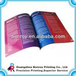 Fashion soft-cover magazine with glossy lamination printing