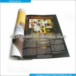 Softcover Magazine Printing Service Perfect Bound Magazine Printing