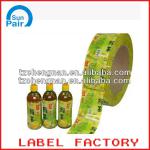 1500ml PET mineral bottle label sleeve for drink