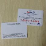 Plastic business card printing