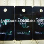 PVC breakaway membership barcode key tag