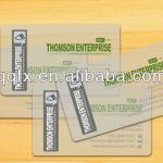 eco-friendly plastic pvc card, pvc printable card, clear pvc business card