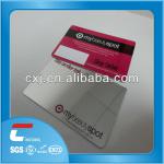 plastic mirror business cards