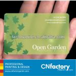 clear transparent pvc business cards