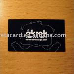 black pvc card