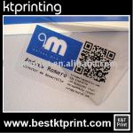 Clear pvc transparent cards Printing Factory