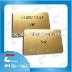 Golden PVC VIP Card