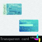 transparent plastic business cards
