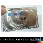 silver business cards