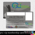 pvc vip membership card