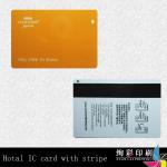 Hotel IC card with magnetic stripe