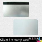 silver hot stamp card