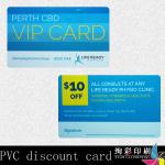 pvc discount card