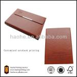 Fashion new design notebook with leather cover