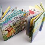 children cardbook printing factory with DVD