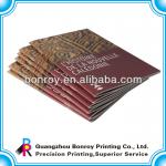 English colorful softcover study magazine book printing with high quality