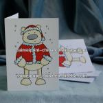 card printing, foldable merry christmas card printing factory in shenzhen