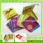 Educational flash cards printing,eco-friendly WT-CDB-444