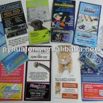 full color printing paper flyer with fridge magnet