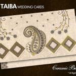 Ceramic Beauty Wedding Invitation