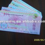 Watermark Anti-counterfeiting Security Coupon