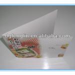 Greeting cards with glossy varnish