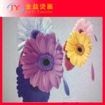 2014 hot selling good quality top material competitive price plane beautiful flower style for garmenteat transfer f
