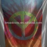 Dye and sublimation printed fabric