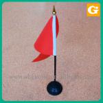 Small Size Custom Desk Flag With Different Color Base