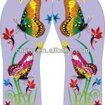 Butterfly heat transfer printing for women's slippers