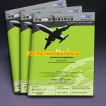 nice company brochure printing glue binding A4 size