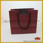 red kraft paper bag