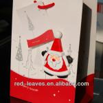 2014 Red Leaves Professional Customized Handmade Christmas Bag