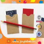 kraft key card sleeve for hotel key card