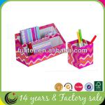 custom design paper desk organizer for stationery items